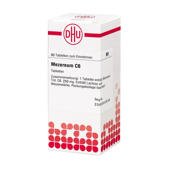 DHU Mezereum C6 Tabletten, 80 St. Tabletten