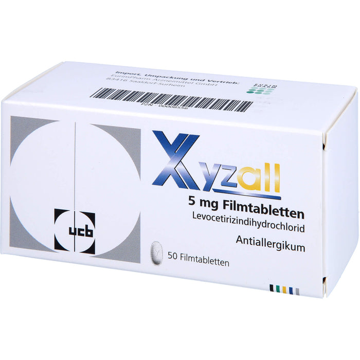 Xyzall 5 mg Eurim Filmtabletten bei Allergien, 50 pcs. Tablets