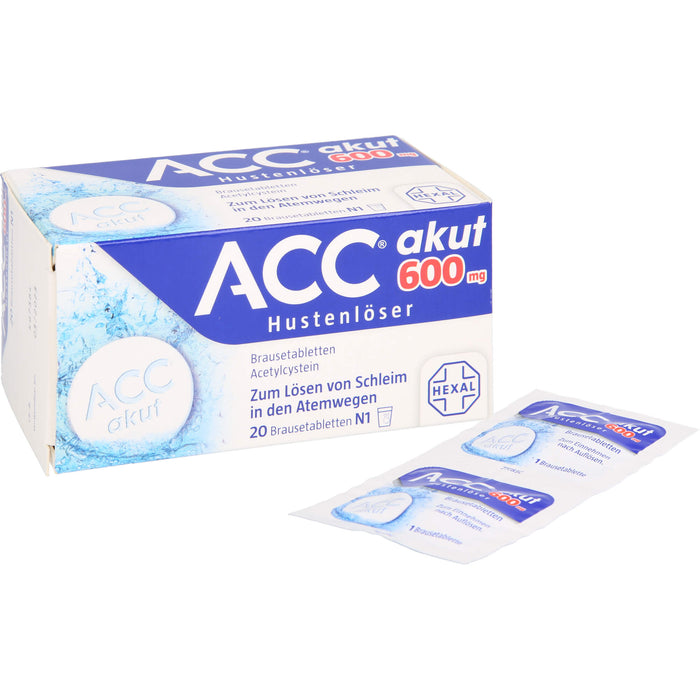 ACC akut 600 mg Hustenlöser Brausetabletten, 20 St. Tabletten