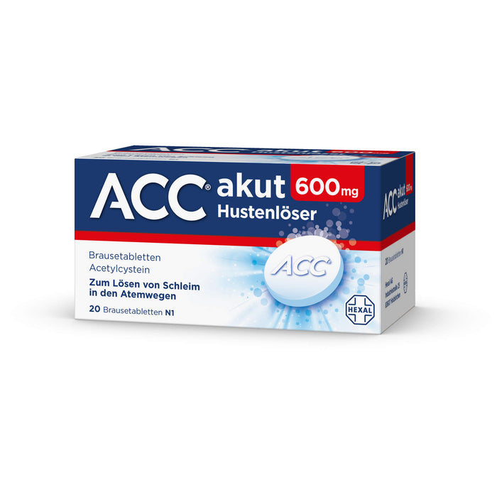 ACC akut 600 mg Hustenlöser Brausetabletten, 20 pc Tablettes