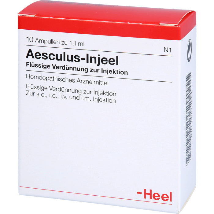 Aesculus Injeel flüssige Verdünnung, 10 pc Ampoules