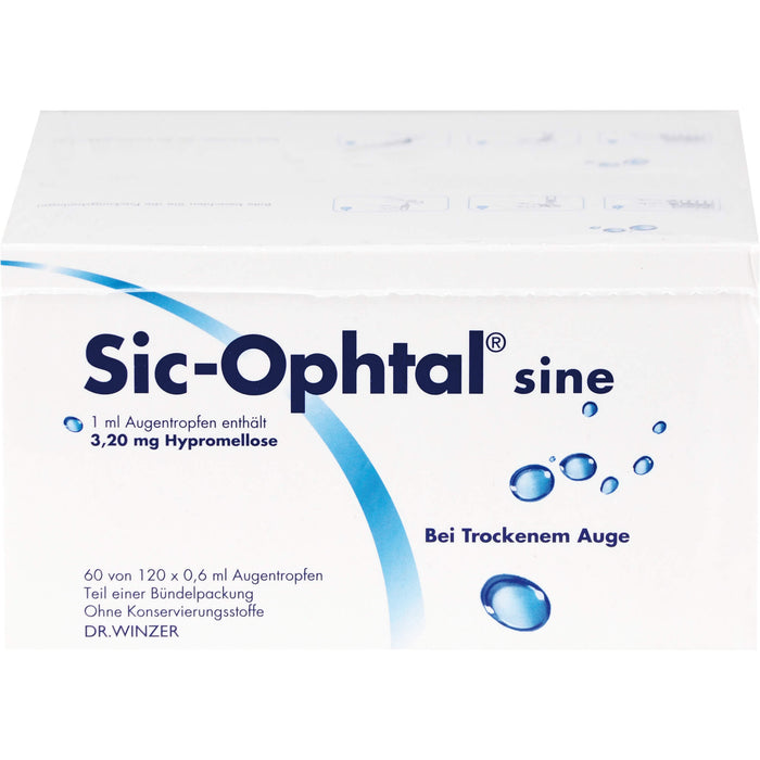 Sic-Ophtal sine, 3,20 mg/ml Augentropfen, 120X0.6 ml ATR