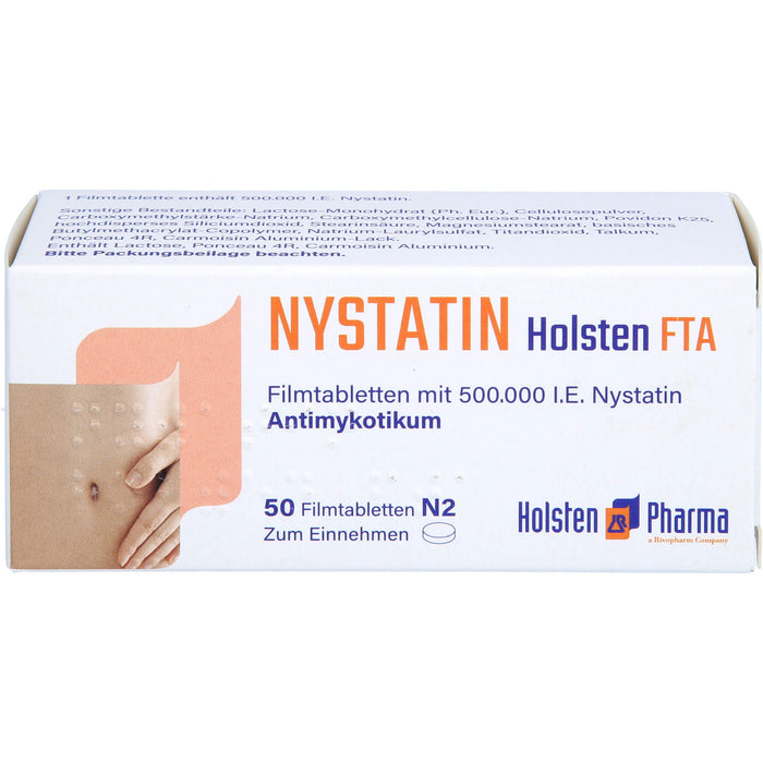 Nystatin Holsten Filmtabletten, 50 St. Tabletten