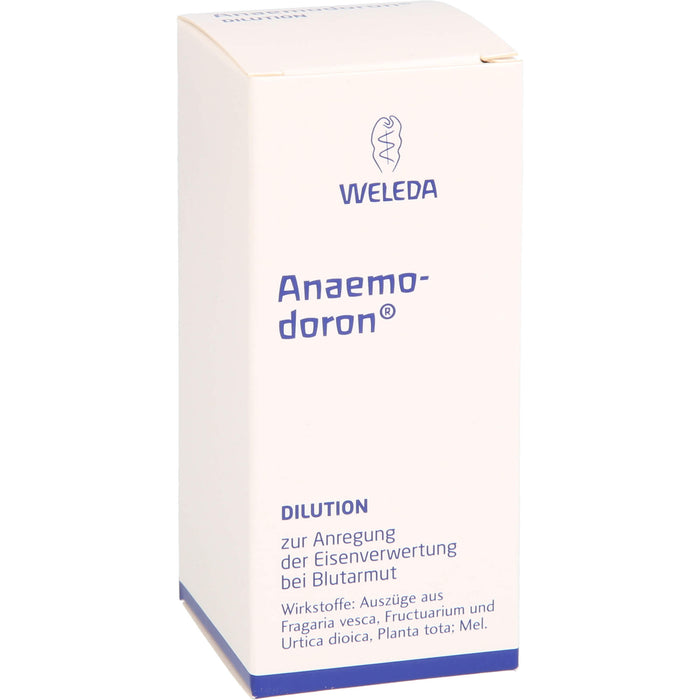 WELEDA Anaemodoron Dilution zur Anregung der Eisenverwertung bei Blutarmut, 50 ml Solution