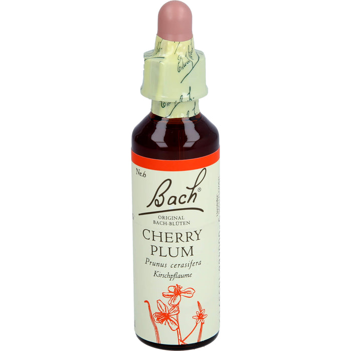 Bach Original Bach-Blüten Nr. 6 Cherry Plum Kirschpflaume Tropfen, 20 ml Lösung