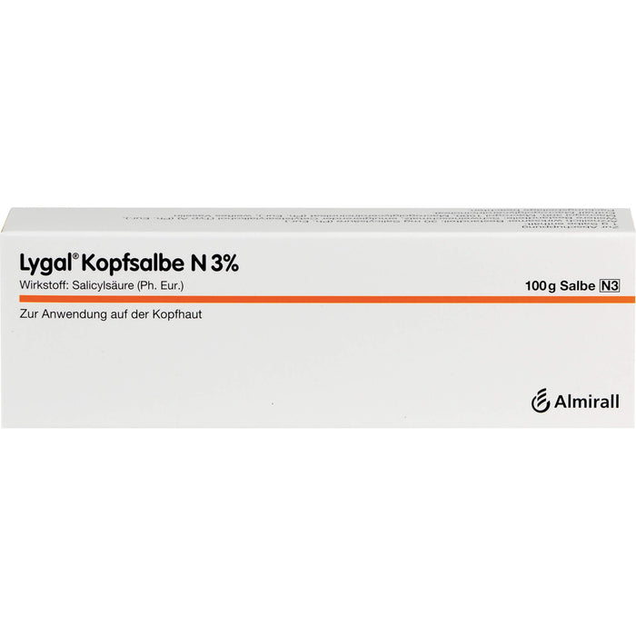 Lygal Kopfsalbe N 3% zur Abschuppung, 100 g Ointment