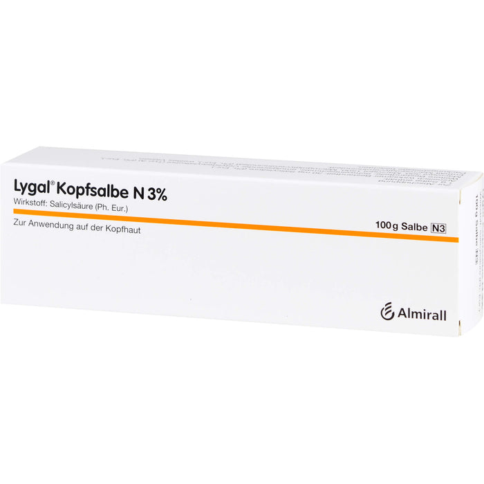 Lygal Kopfsalbe N 3% zur Abschuppung, 100 g Ointment