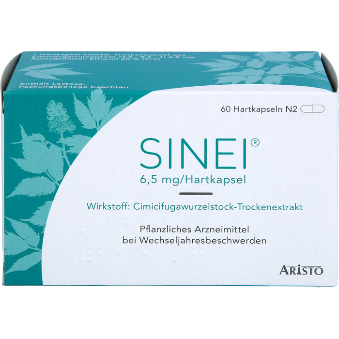 ARISTO SINEI 6,5 mg Hartkapseln bei Wechseljahresbeschwerden, 60 pcs. Capsules