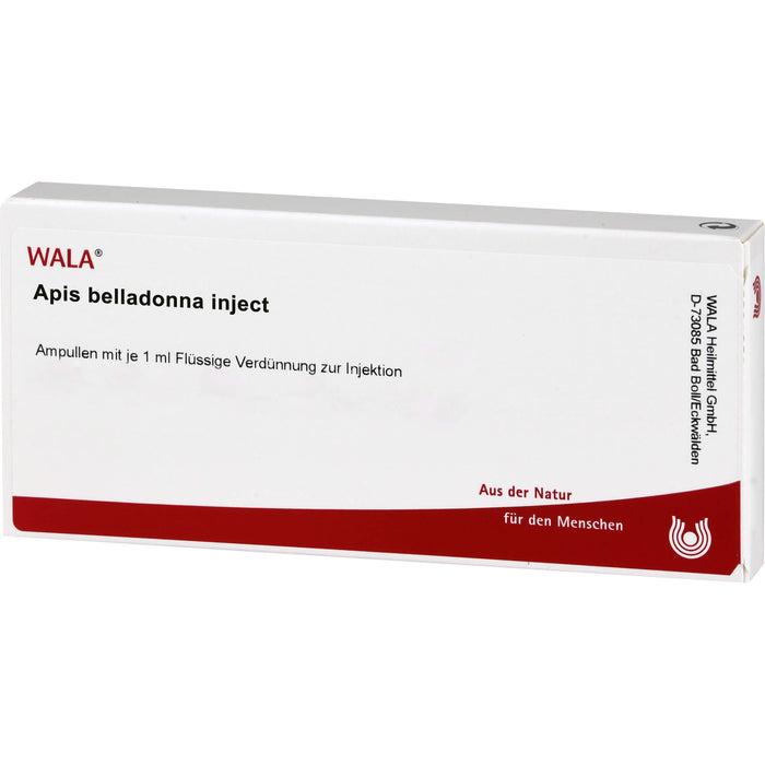 Apis Belladonna inject Wala Ampullen, 10 ml Ampoules