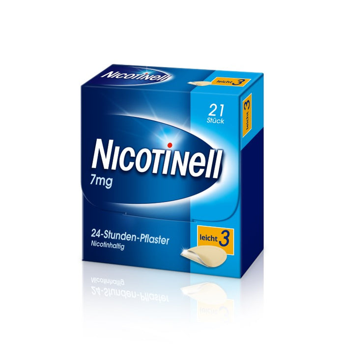 Nicotinell 7 mg/24-Stunden-Pflaster (bisher 17,5 mg) Stärke 3 (leicht), 21 pc Pansement