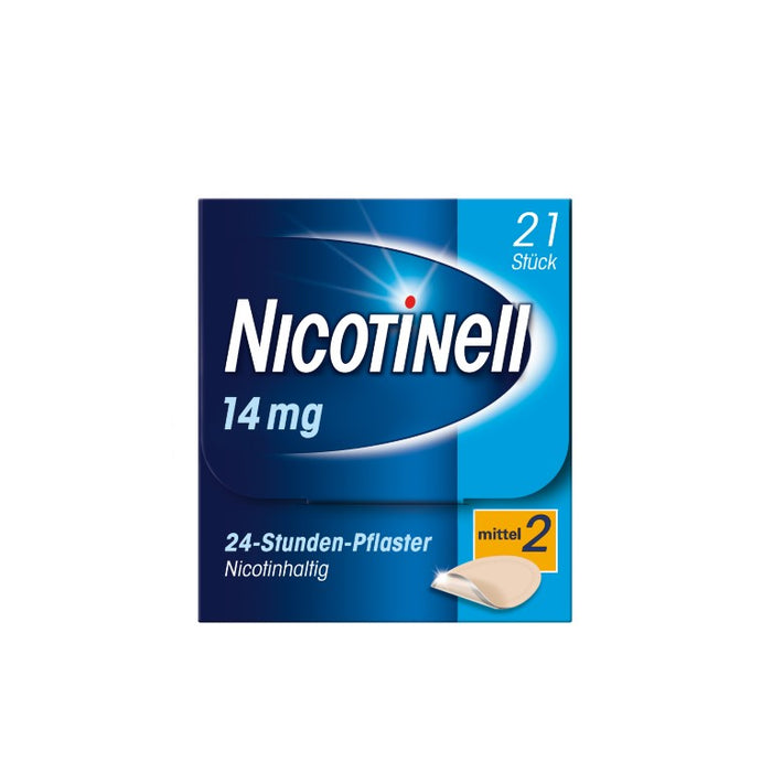 Nicotinell 14 mg/24-Stunden-Pflaster (bisher 35 mg) Stärke 2 (mittel), 21 pcs. Patch