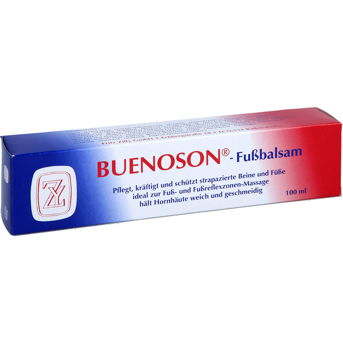 Buenoson Fußbalsam hält Hornhäute weich und geschmeidig, 100 g Cream