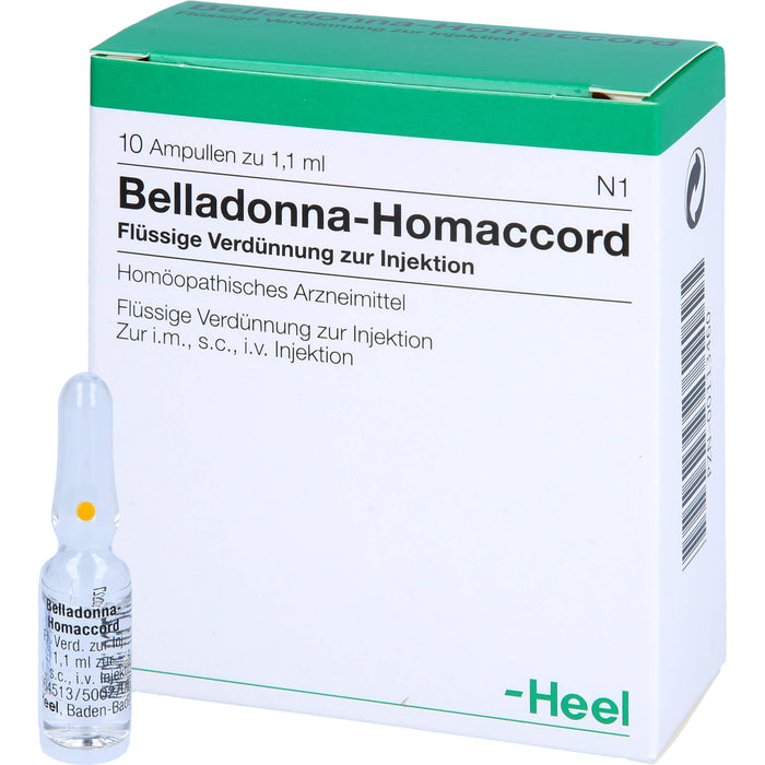 Belladonna-Homaccord flüssige Verdünnung, 10 pc Ampoules