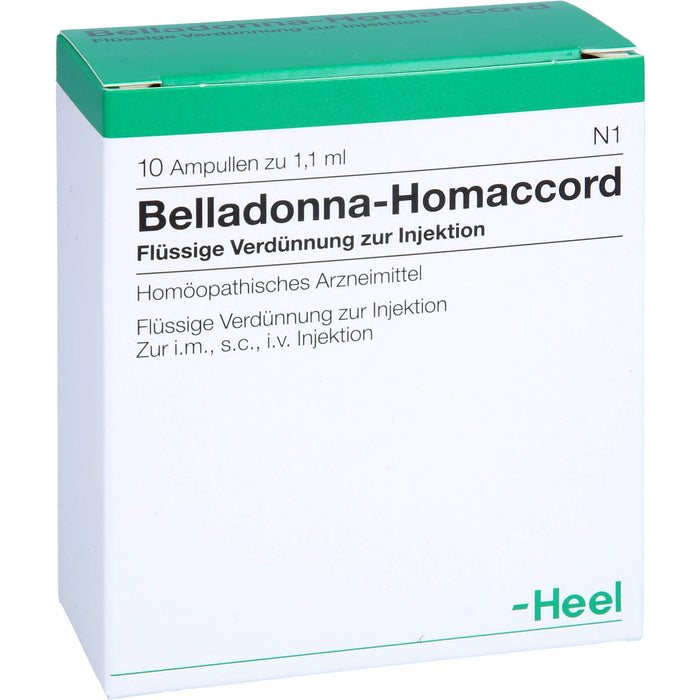 Belladonna-Homaccord flüssige Verdünnung, 10 pcs. Ampoules