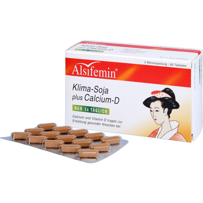 Alsifemin Klima-Soja plus Calcium-D Tabletten, 60 pcs. Tablets