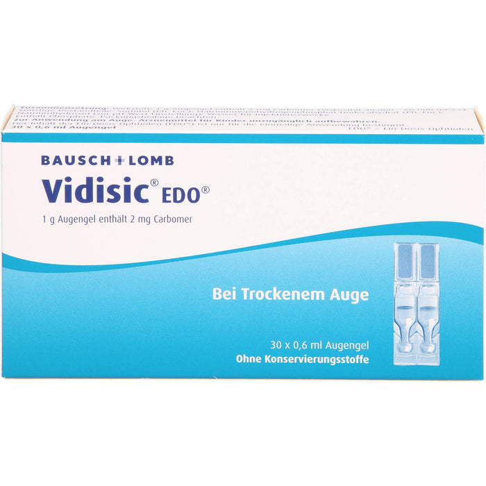 Vidisic EDO Augengel, 30 pcs. Single-dose pipettes