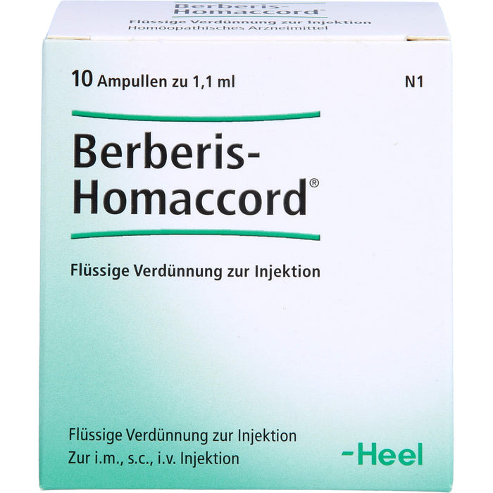 Berberis-Homaccord flüssige Verdünnung, 10 pc Ampoules