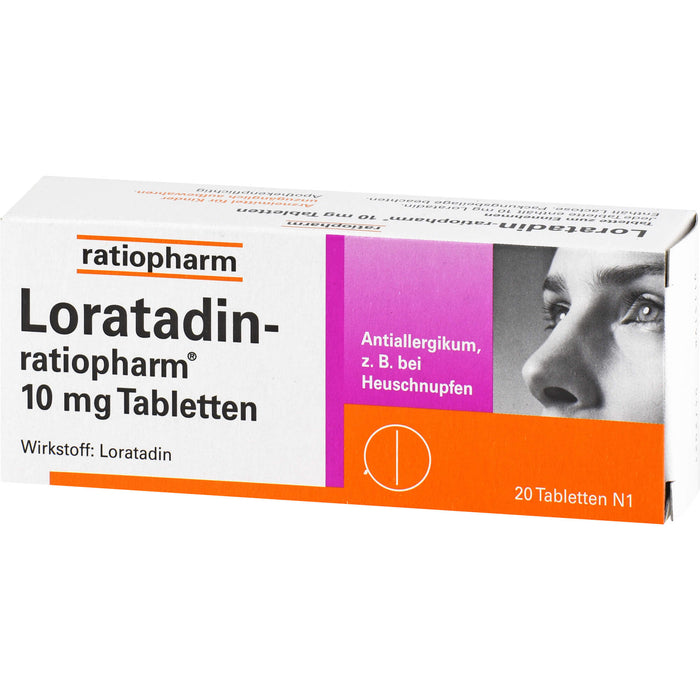 Loratadin-ratiopharm, 20 pcs. Tablets