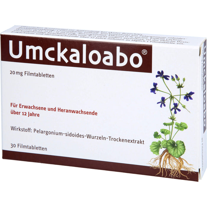 Umckaloabo 20 mg Filmtabletten, 30 pc Tablettes