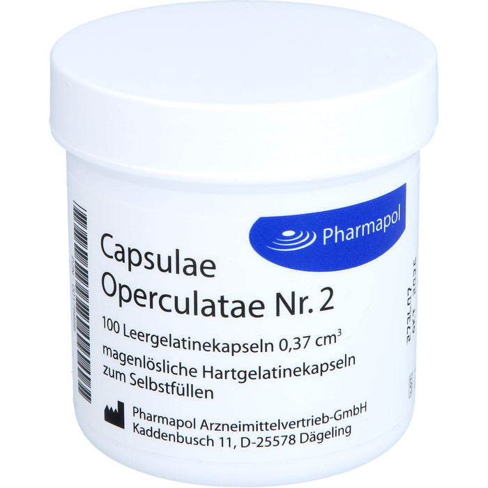 Pharmapol Capsulae Operculatae Kapseln Nr. 2, 100 pcs. Capsules