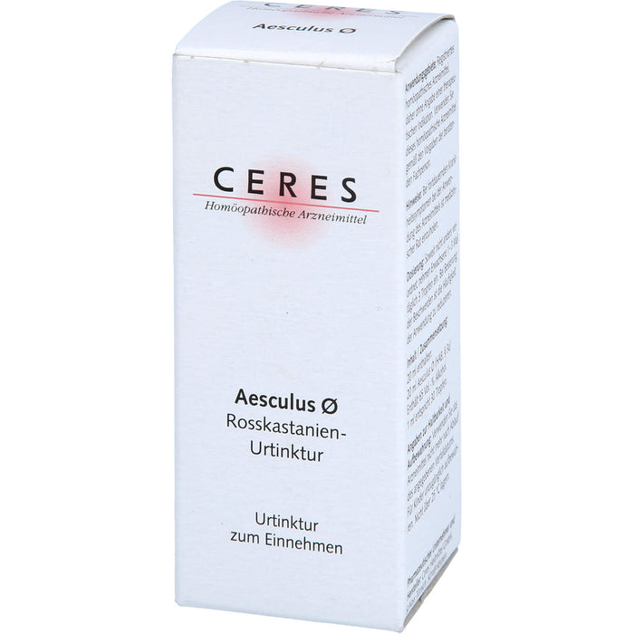 CERES Aesculus Urtinktur, 20 ml Lösung