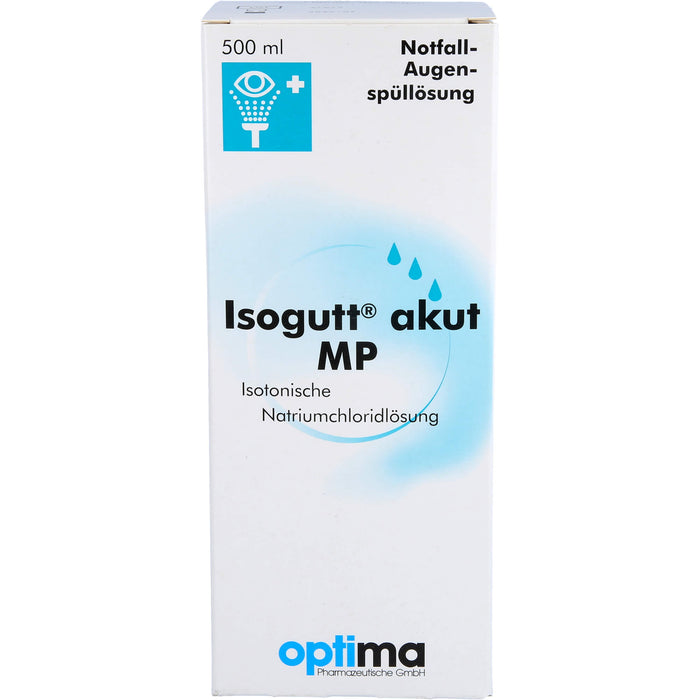 Isogutt akut MP Notfall-Augenspüllösung, Isotonische Natriumchloridlösung, 500 ml Solution