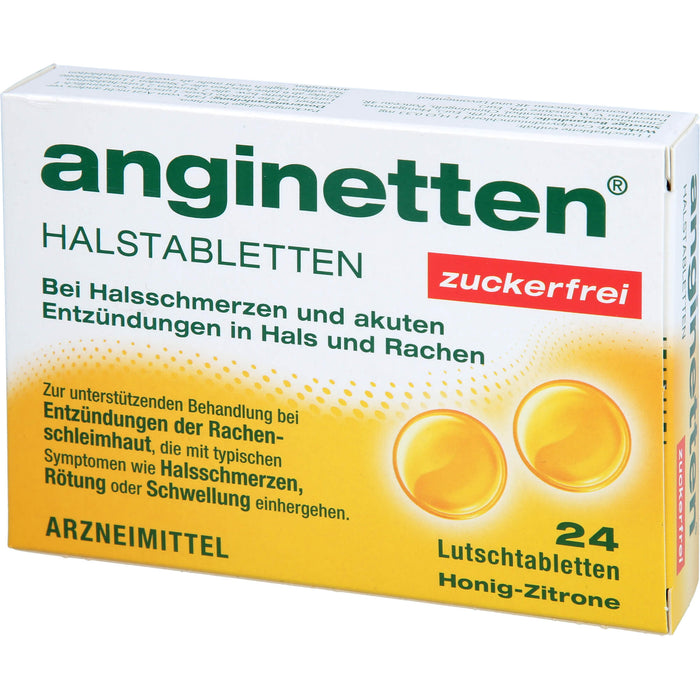 anginetten Halstabletten zuckerfrei, 24 pcs. Tablets