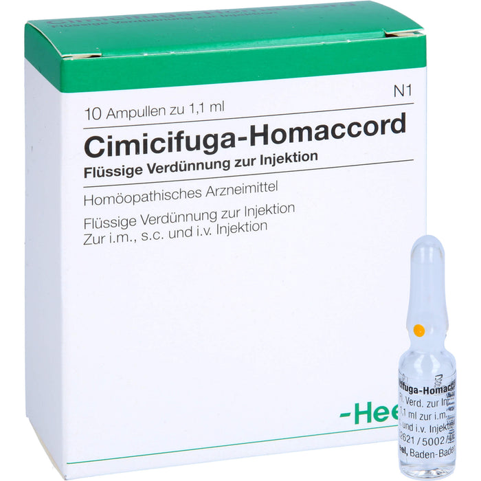 Cimicifuga-Homaccord Inj.-Lsg., 10 St. Ampullen