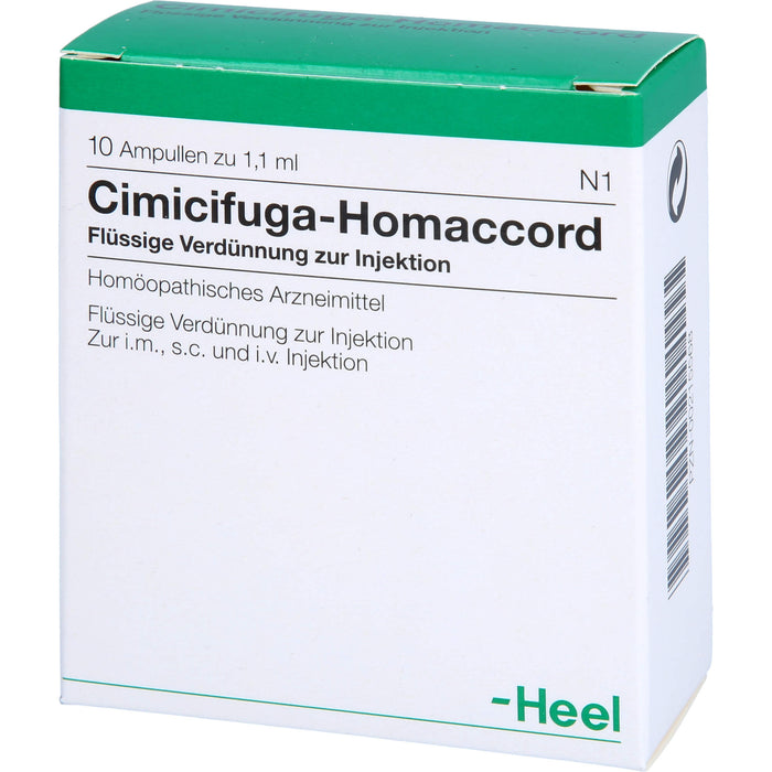 Cimicifuga-Homaccord Inj.-Lsg., 10 St. Ampullen