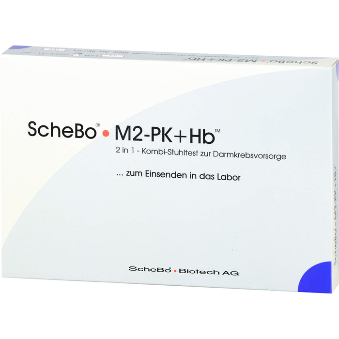 ScheBo M2-PK + Hb 2in1 Kombi-Darmkrebsvorsorge Stuhltest, 1 pcs. Test