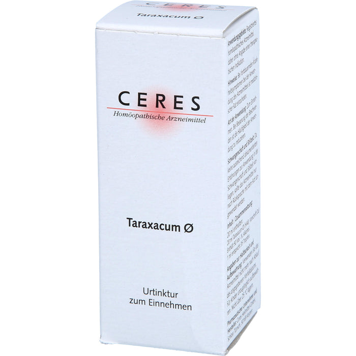 CERES Taraxacum ø Urtinktur, 20 ml Lösung