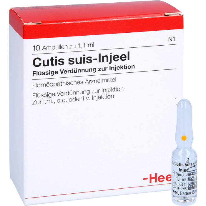 Cutis suis-Injeel Inj.-Lsg., 10 St. Ampullen