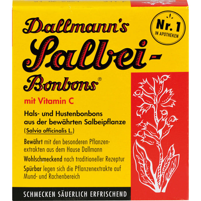 Dallmann's Salbei-Bonbons, 20 pc Bonbons