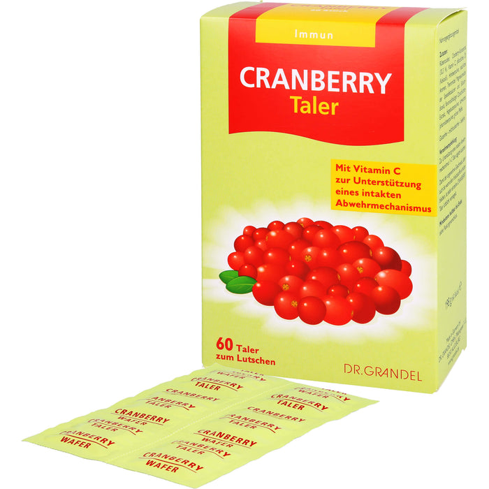 Dr. Grandel Cranberry Taler zum Lutschen, 60 pcs. Candies