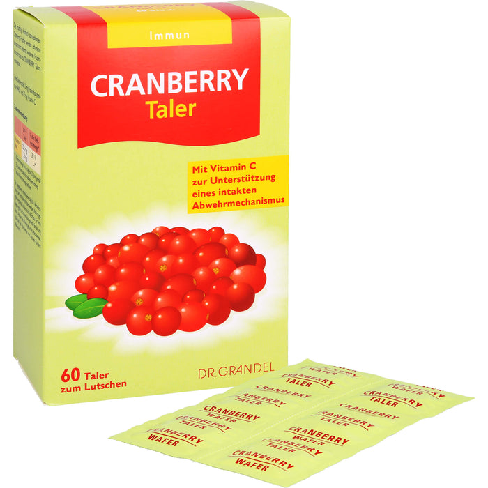 Dr. Grandel Cranberry Taler zum Lutschen, 60 pcs. Candies