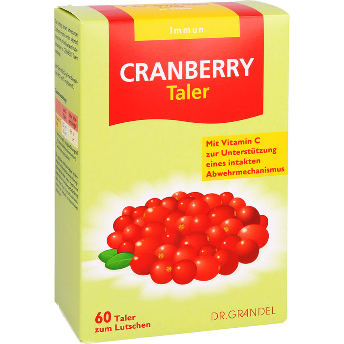 Dr. Grandel Cranberry Taler zum Lutschen, 60 pc Bonbons