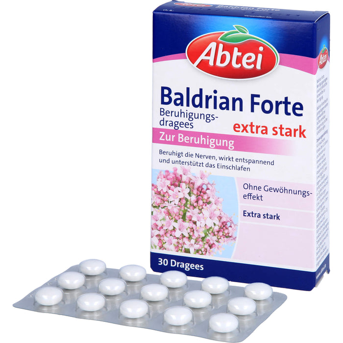 Abtei Baldrian Forte Beruhigungsdragees, 30 St. Tabletten