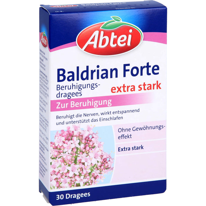 Abtei Baldrian Forte Beruhigungsdragees, 30 pcs. Tablets