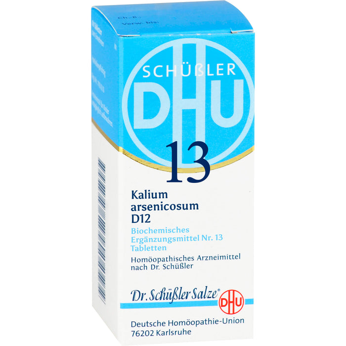 DHU Schüßler-Salz Nr. 13 Kalium arsenicosum D12 Tabletten, 80 pcs. Tablets