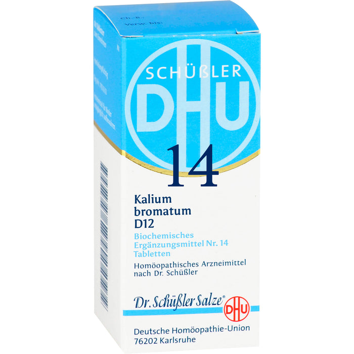 DHU Schüßler-Salz Nr. 14 Kalium bromatum D12 Tabletten, 80 pcs. Tablets