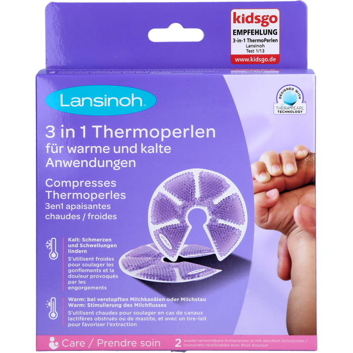 Lansinoh THERA PEARL 3-in-1 ThermoPerlen, 2 St KOM