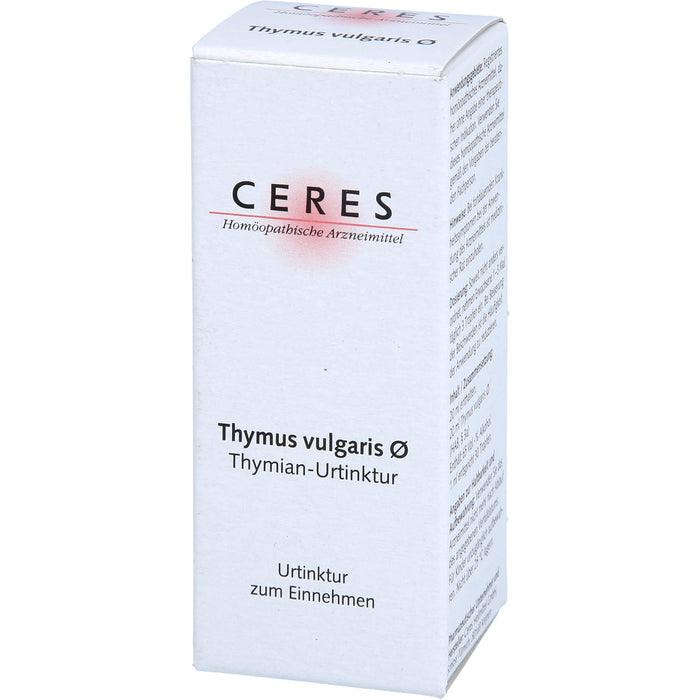 CERES Thymus vulgaris ø Urtinktur, 20 ml Lösung