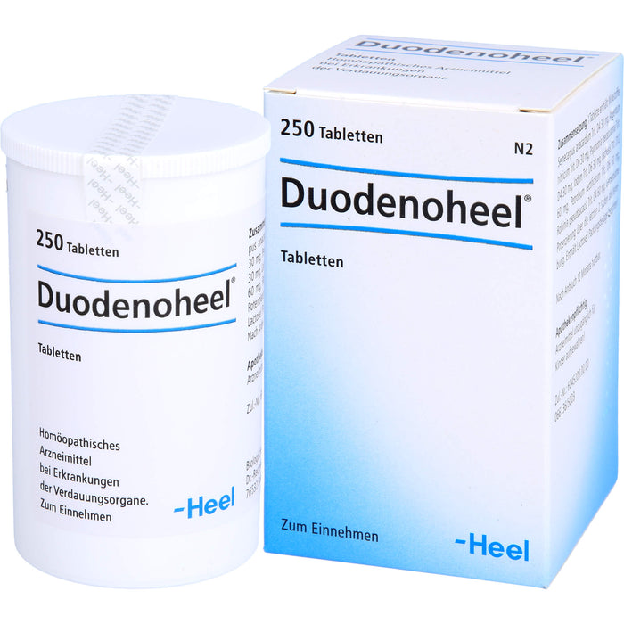 Duodenoheel Tabletten bei Erkrankungen der Verdauungsorgane, 250 pc Tablettes