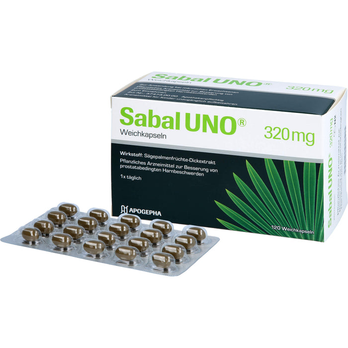 Sabal Uno 320 mg Weichkapseln, 120 pcs. Capsules