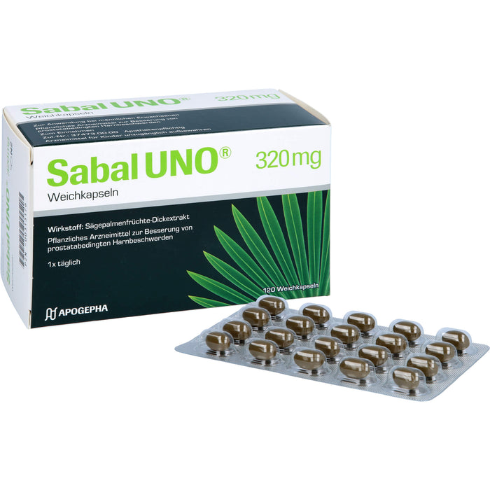 Sabal Uno 320 mg Weichkapseln, 120 pc Capsules