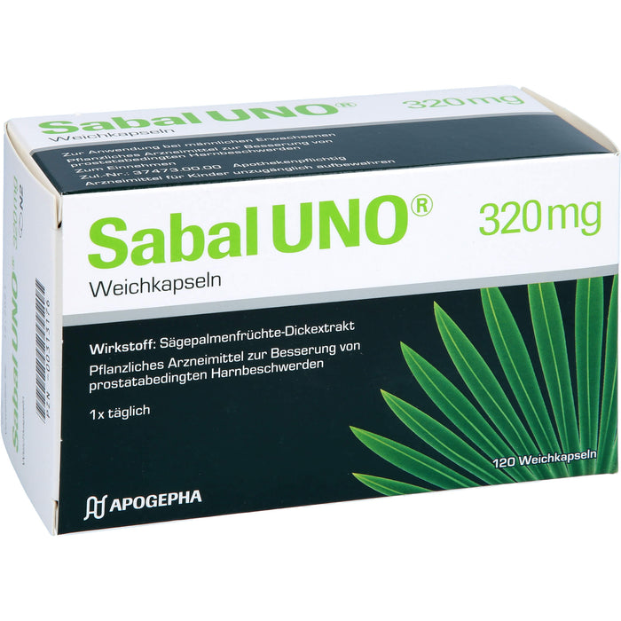 Sabal Uno 320 mg Weichkapseln, 120 pc Capsules