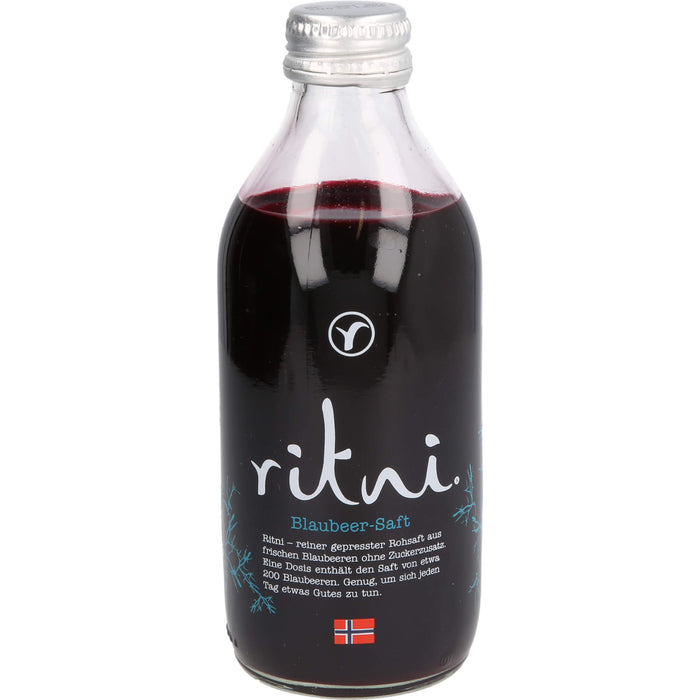 ritni Blaubeer-Saft, 260 ml Solution