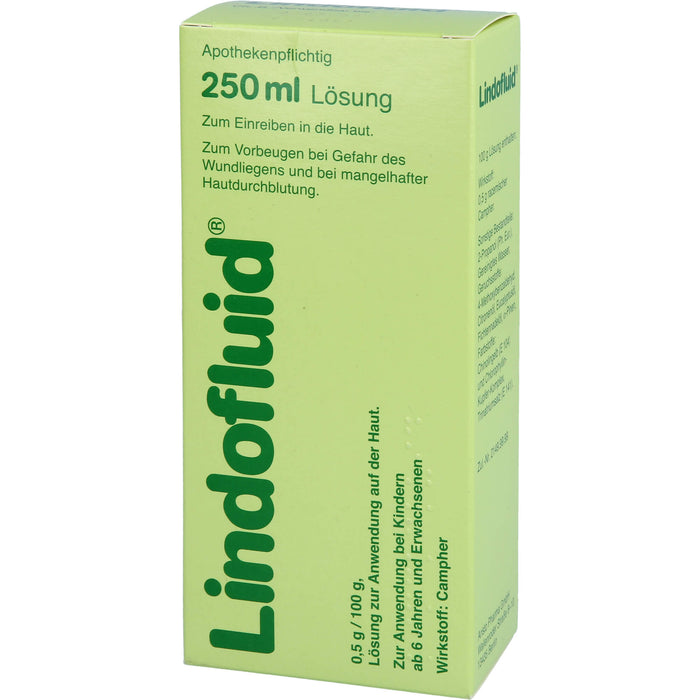 Lindofluid Lösung bei Gefahr des Wundliegens sowie mangelhafter Hautdurchblutung, 250 ml Lösung