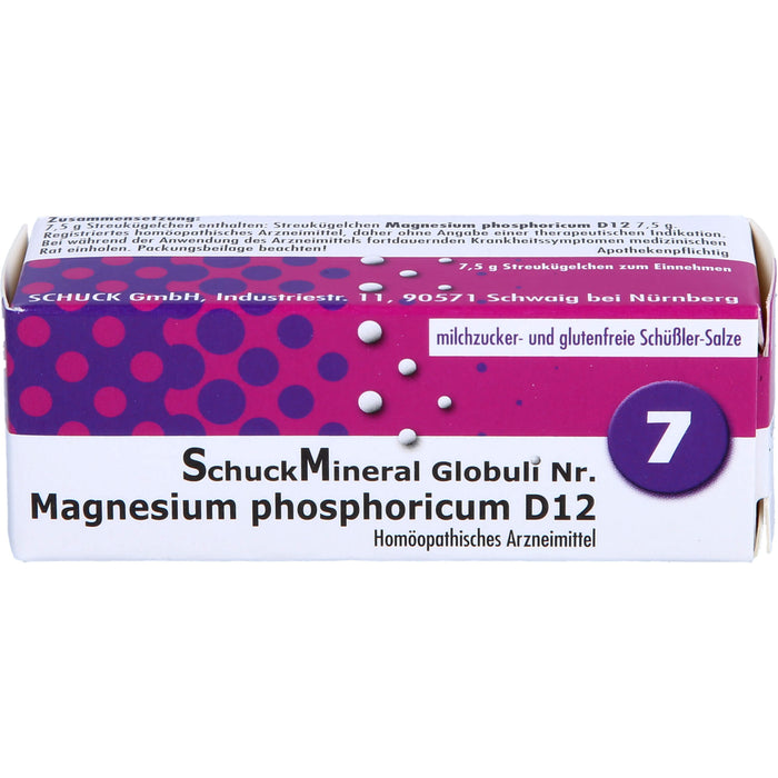 Schuckmineral Globuli 7 Magnesium phosphoricum D12, 7.5 g GLO