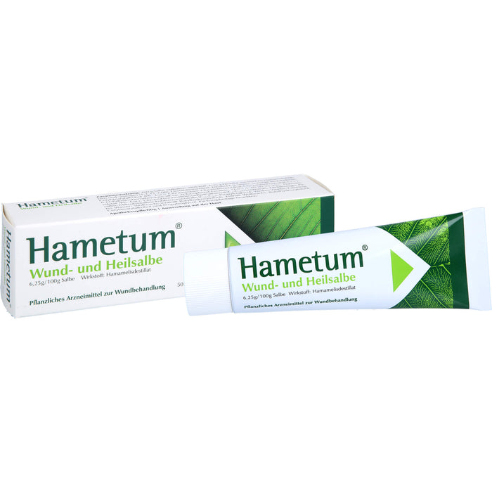 Hametum Wund- und Heilsalbe zur Wundbehandlung, 50 g Salbe